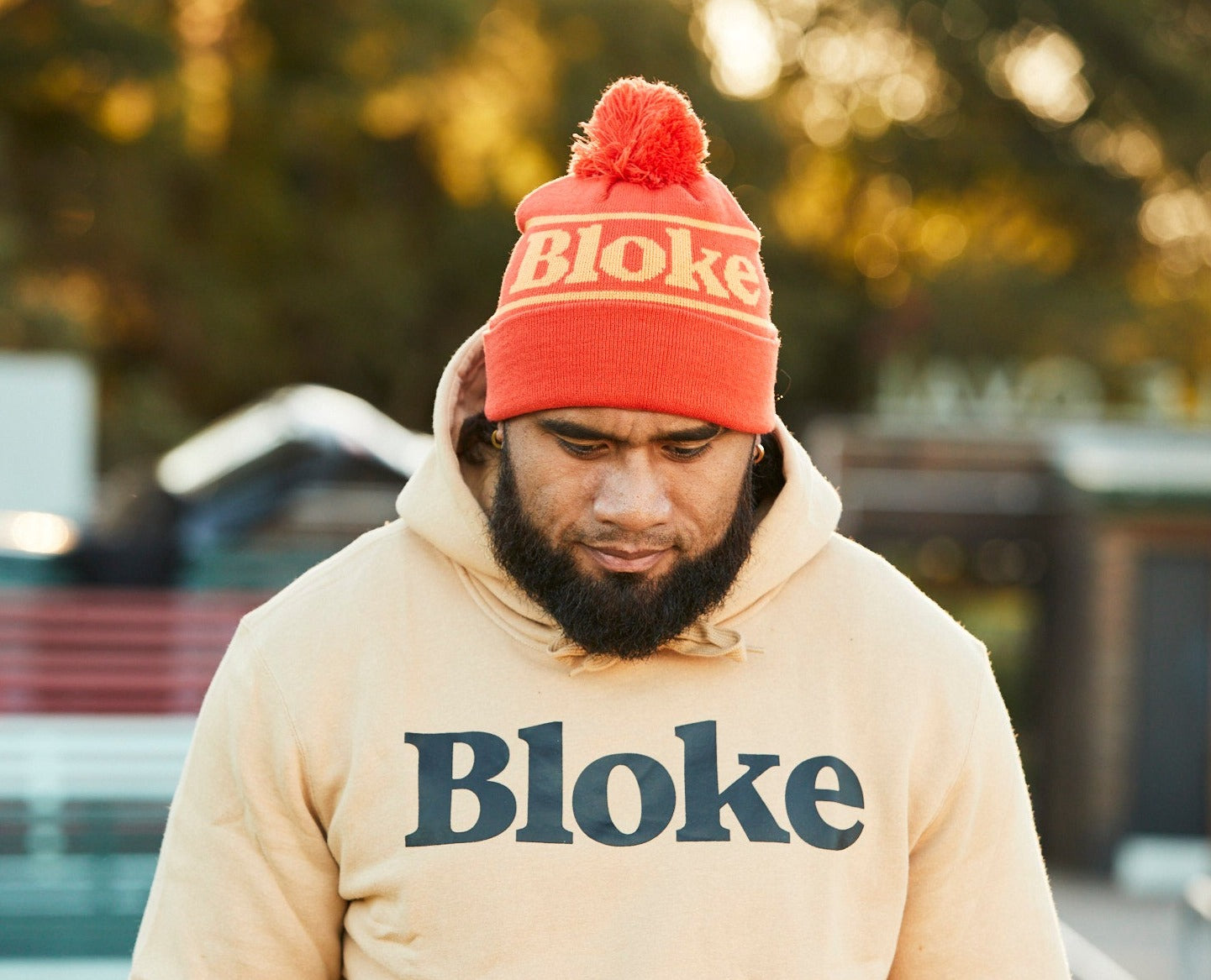 Bloke beanie red